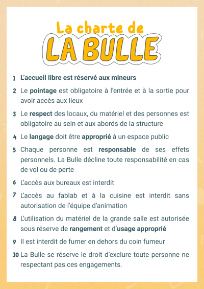 Charte de la Bulle